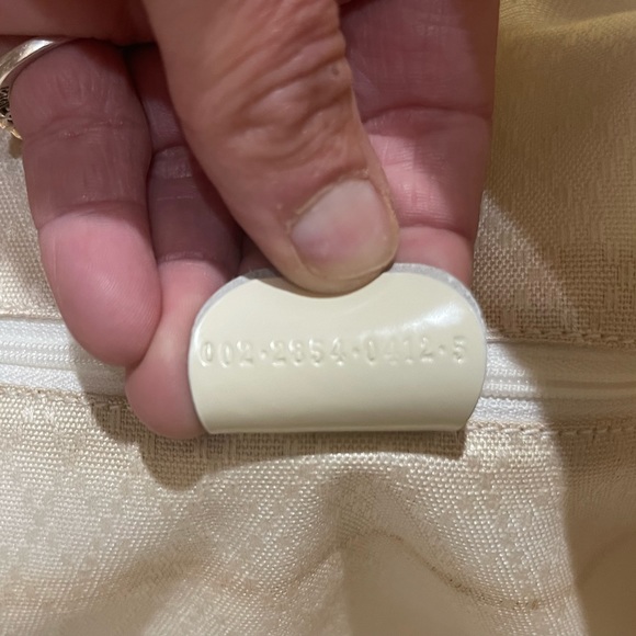 Vintage White Gucci Nylon Tote with Cloth Handles by Tom Ford - Picture 7 of 14